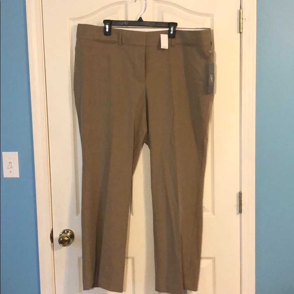 Loft size 22 trousers khaki NWT